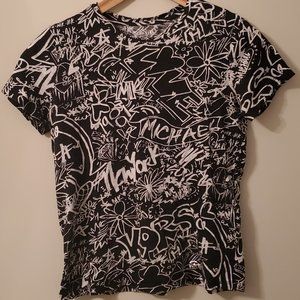 Michael Kors Graffiti Tee
